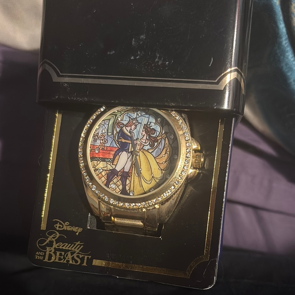 Disney Beauty and the Beast Gold Watch